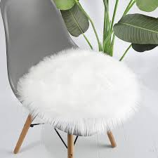 Faux Fur Seat Cushion